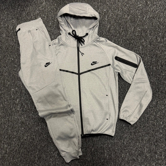 Szary Komplet Dresowy Nike Tech